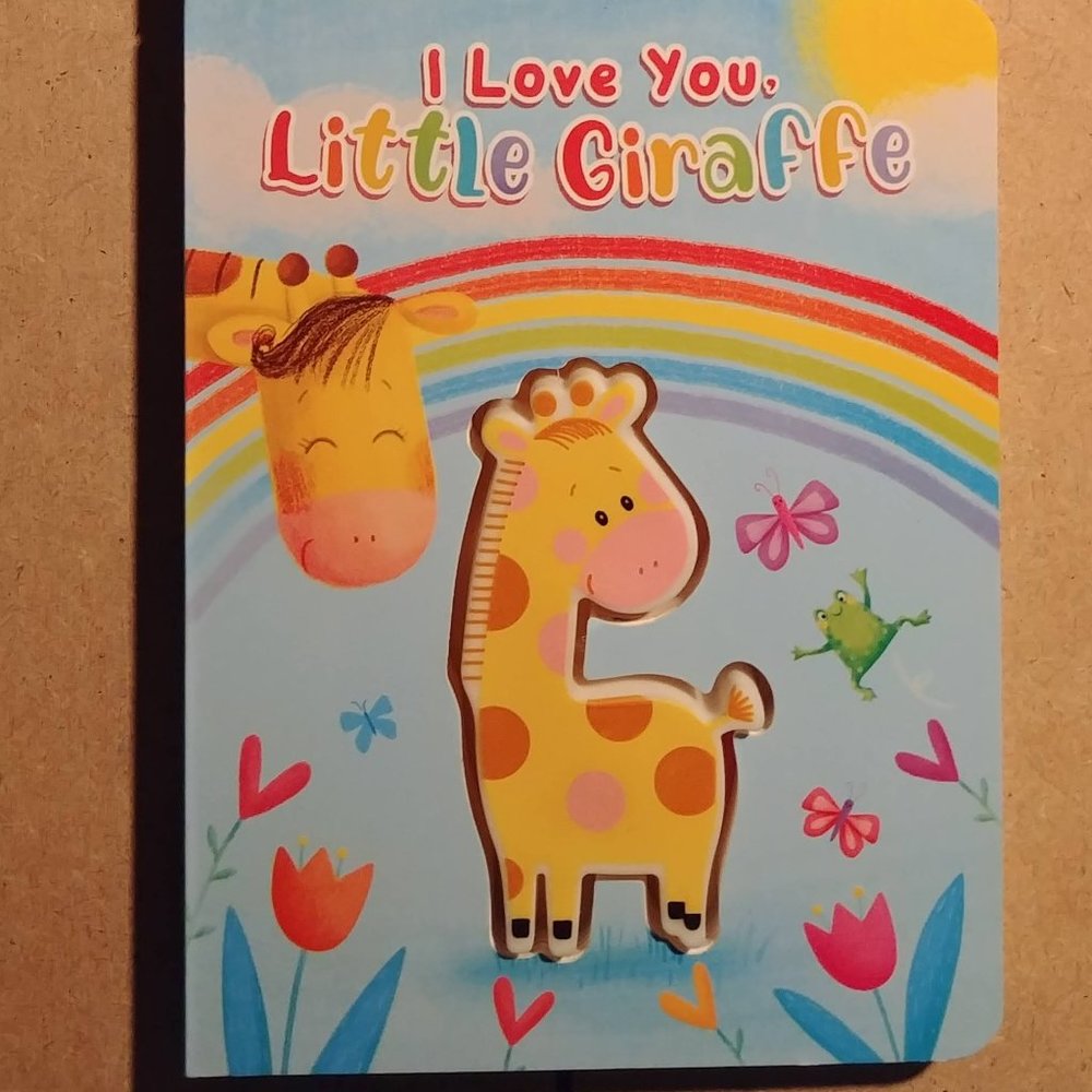 LOT OF 2 NEW CHILDREN'S BOOKS I LOVE YOU, LITTLE GIRAFFE & I LOVE YOU, LOVE BUG